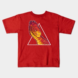 Red Elder Dragon Kids T-Shirt